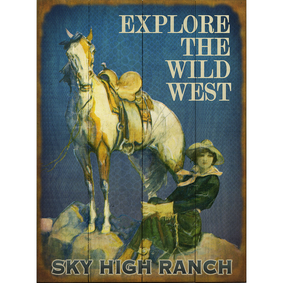 Explore the Wild West Personalized Signs