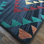 Fanfare Navy Rug - 5 x 8