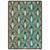 Featherscape Turquoise Rug Collection
