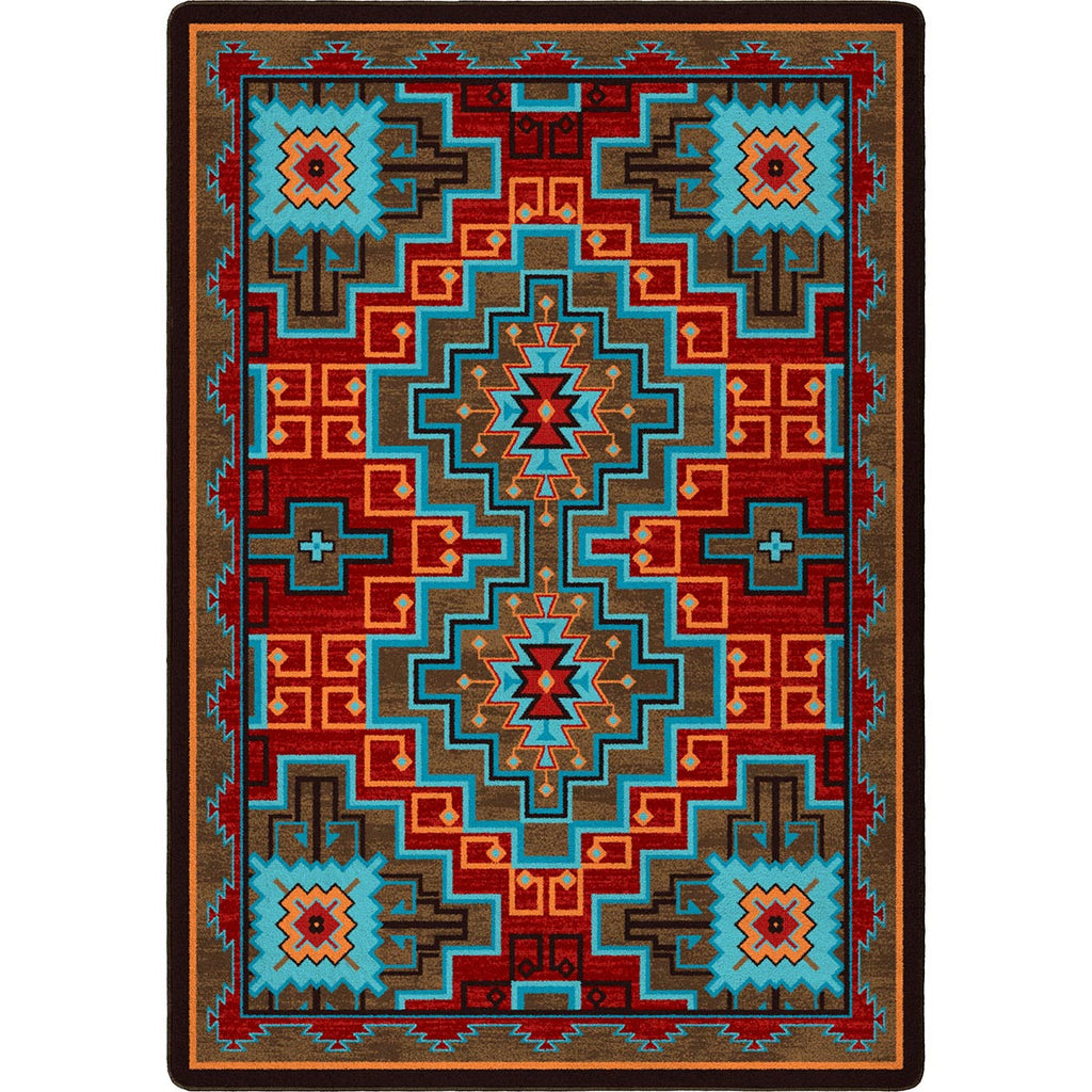 Fire Dancers Rug - 3 x 4