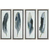 Four Feathers Wall Art - Set of 4
