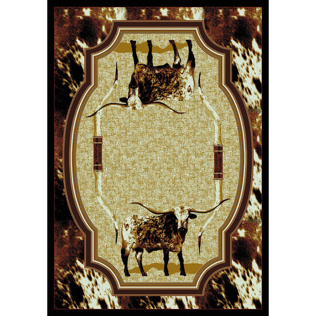 Freckles Longhorn Rug