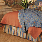 Terracotta Matelasse Quilt Collection