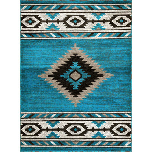Hacienda Turquoise Rug Collection