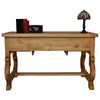 Hawkins Five Drawer Desk - Natural Finish