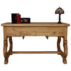 Hawkins Five Drawer Desk - Natural Finish