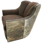 Mojave Channelback Swivel Glider