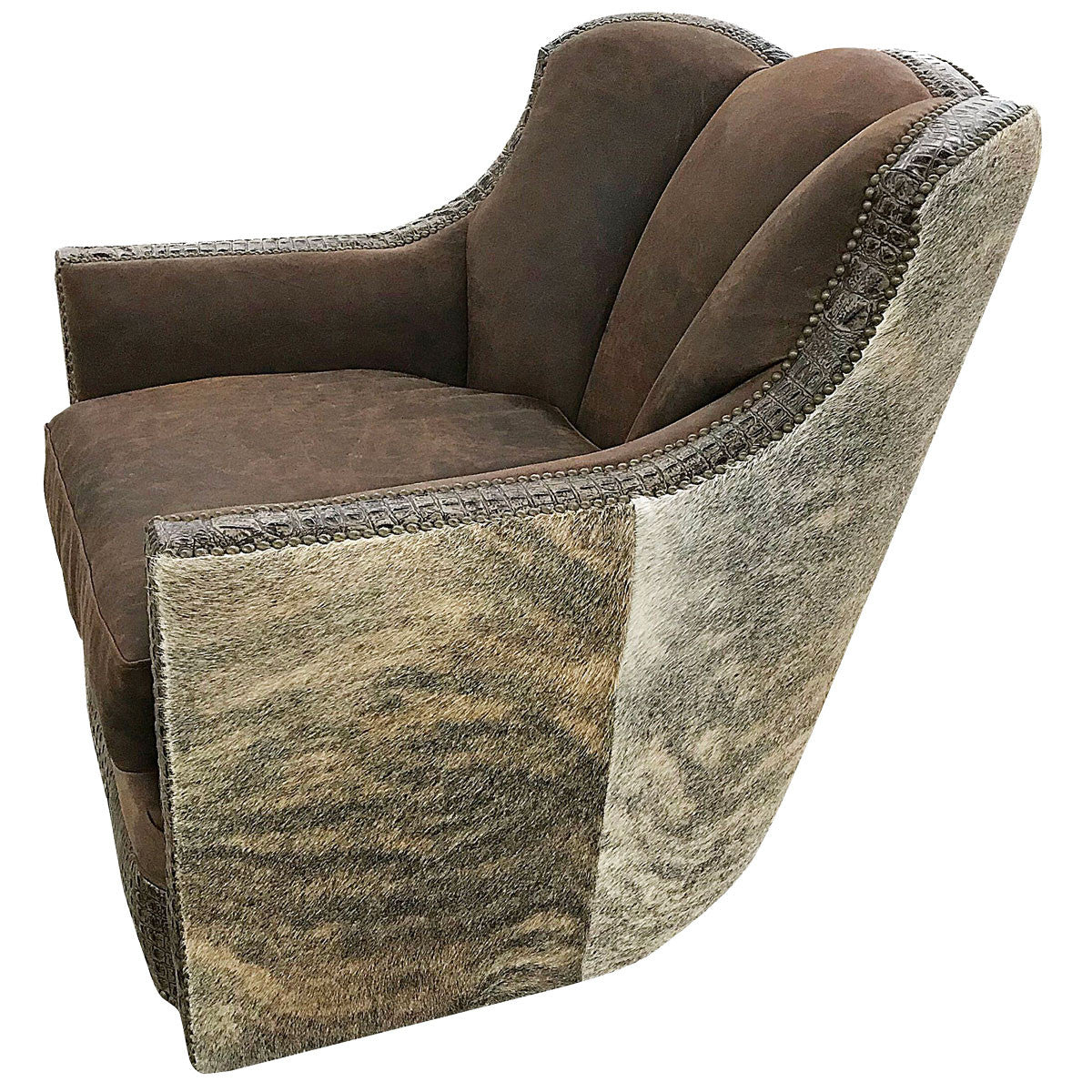 Mojave Channelback Swivel Glider