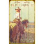 Home on the Range Personalized Sign - 18 x 30