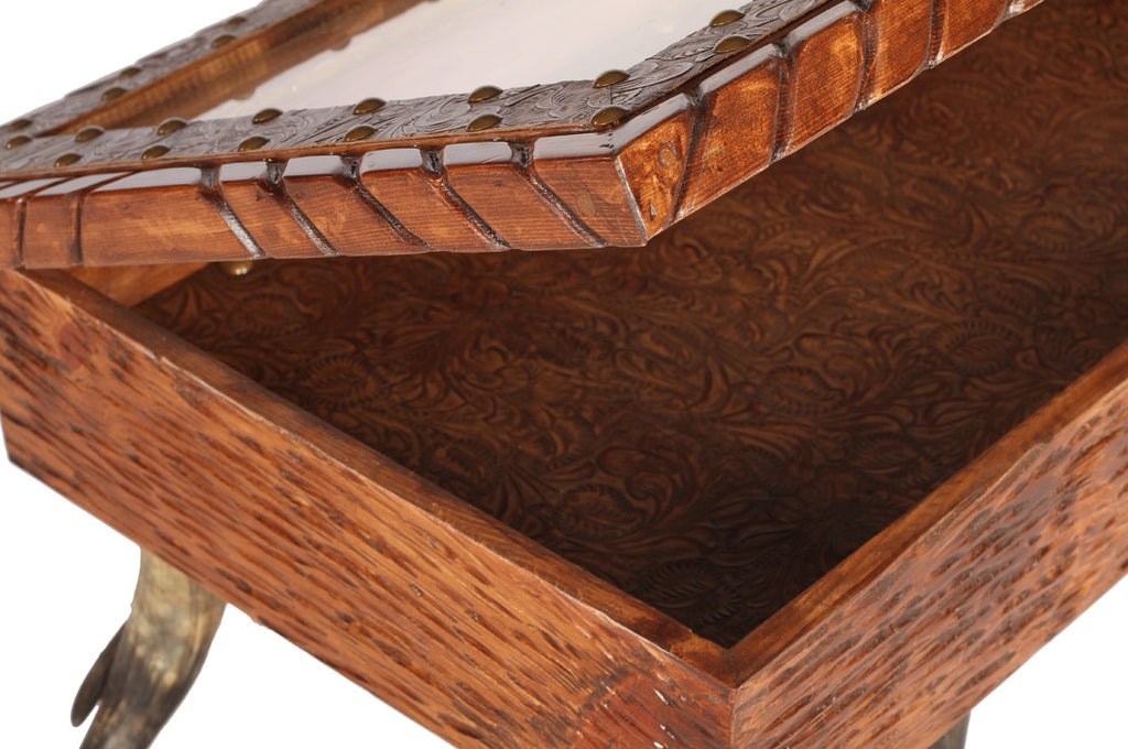 Horn Collection Shadow Box Coffee Table - Small