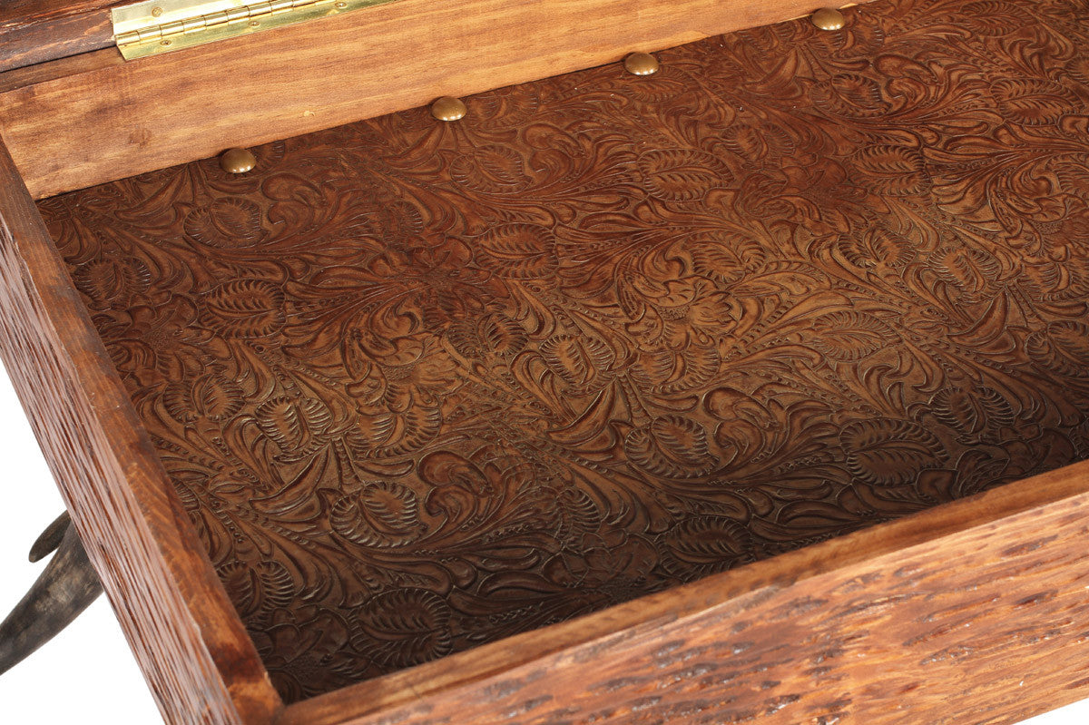 Horn Collection Shadow Box Coffee Table - Small