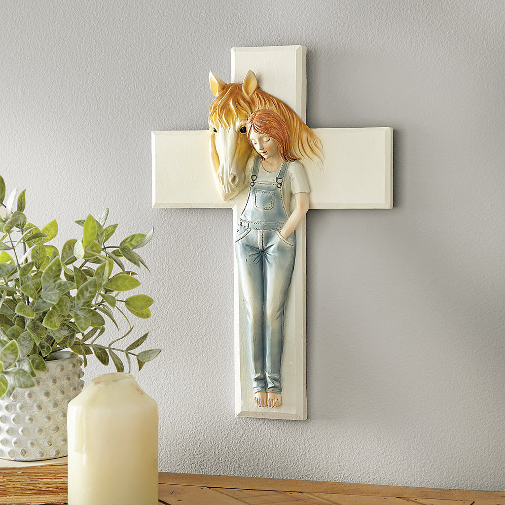 Horse Love Wall Cross