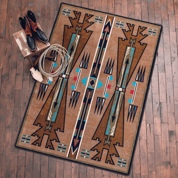 Horse Thieves Turquoise Rug Collection