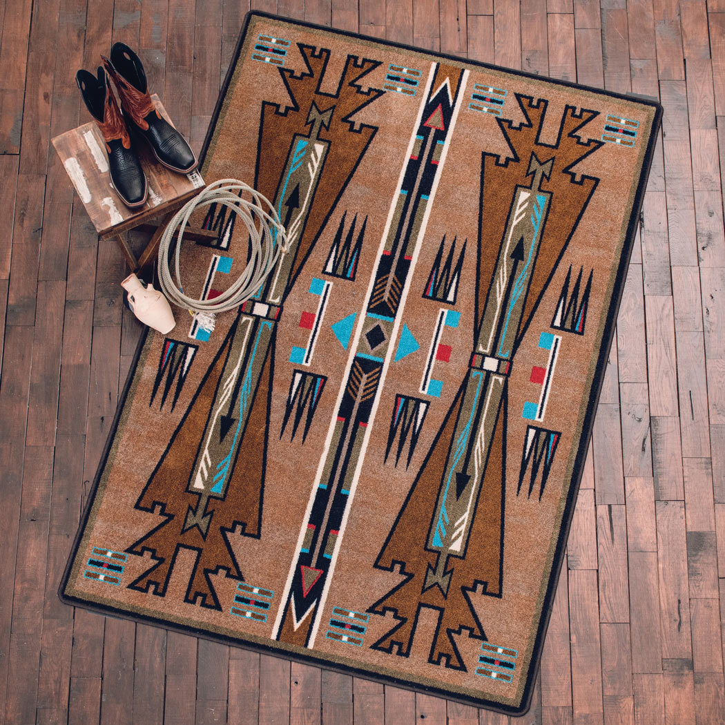 Horse Thieves Turquoise Rug Collection