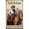 Horseback Cowgirl Personalized Sign - 14 x 24