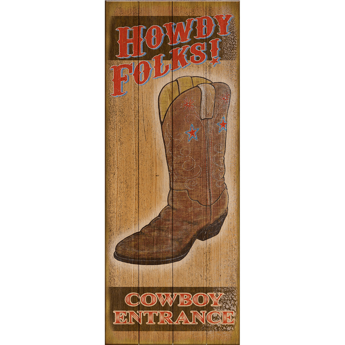 Howdy Folks Personalized Signs