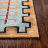 Mesa Tribal Light Blue Rug - 5 x 8