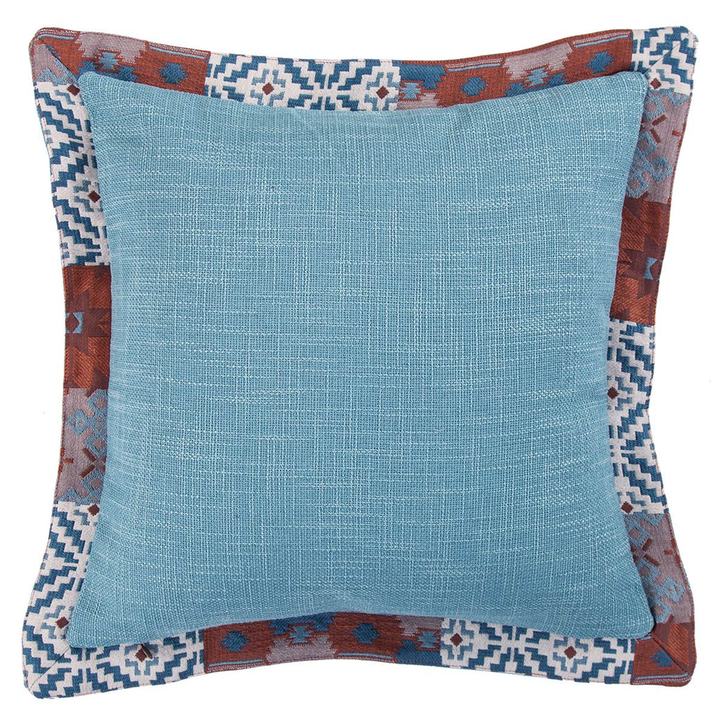 Old Dominion Reversible Patchwork Linen Pillow