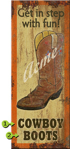 In Step with Fun Personalized Signs