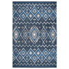 Indigo Tubac Rug - 5 x 8