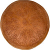 Large Round Ottoman - Colonial Natural