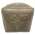 Large Square Ottoman - Colonial Ash