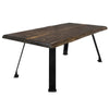 Lima Coffee Table with Blackstone Iron Legs