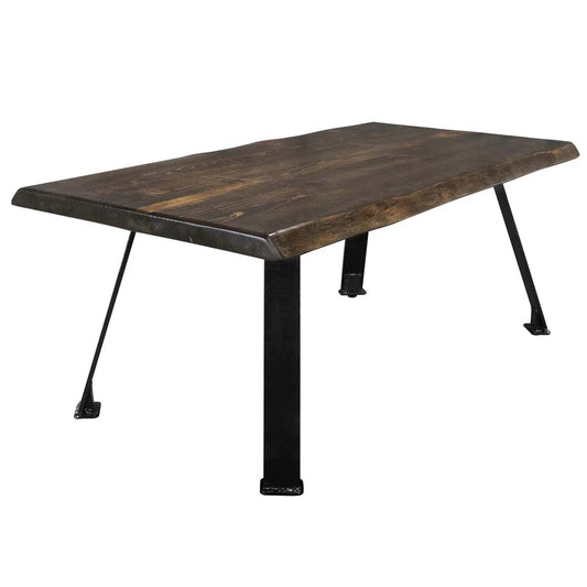 Lima Coffee Table with Blackstone Iron Legs