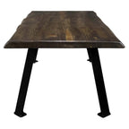 Lima Coffee Table with Blackstone Iron Legs
