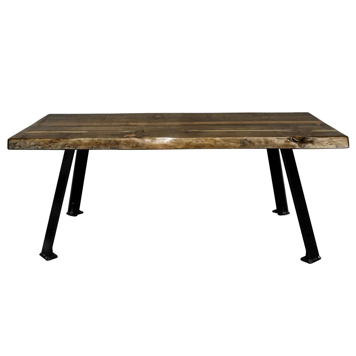 Lima Coffee Table with Blackstone Iron Legs