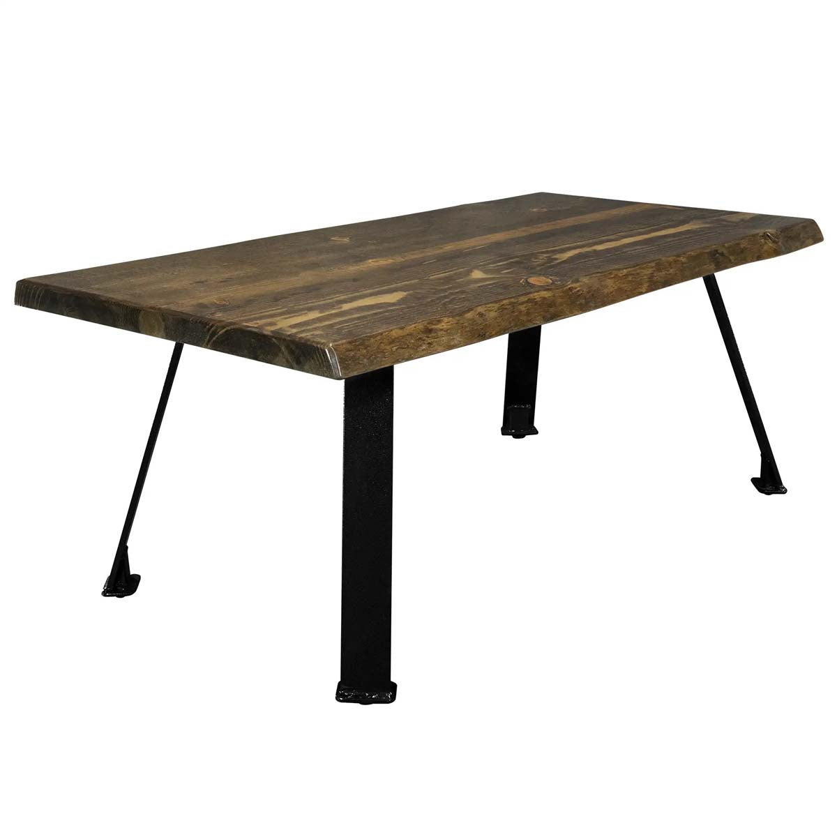 Lima Coffee Table with Blackstone Iron Legs