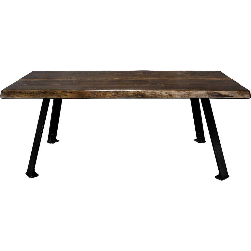 Lima Coffee Table with Blackstone Iron Legs