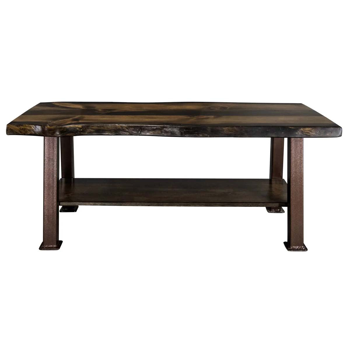 Lima Coffee Table with Shelf & Copper Creek Legs