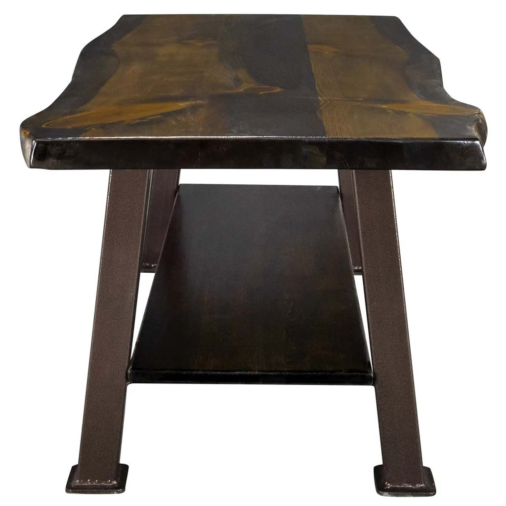 Lima Coffee Table with Shelf & Copper Creek Legs