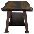 Lima Coffee Table with Shelf & Copper Creek Legs