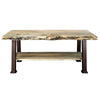 Lima Coffee Table with Shelf & Copper Creek Legs