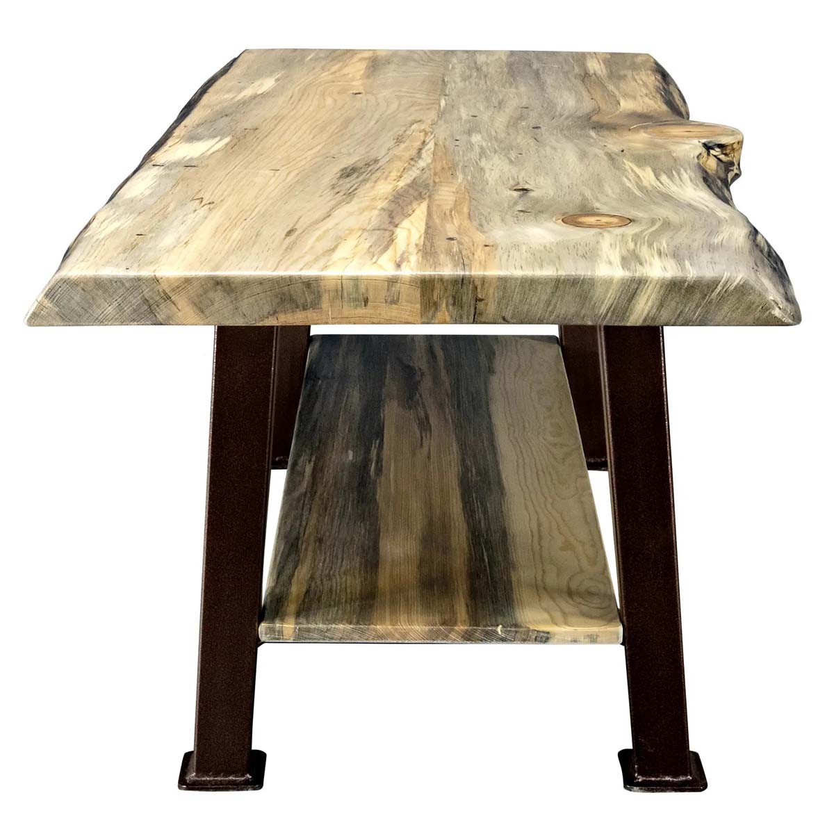Lima Coffee Table with Shelf & Copper Creek Legs