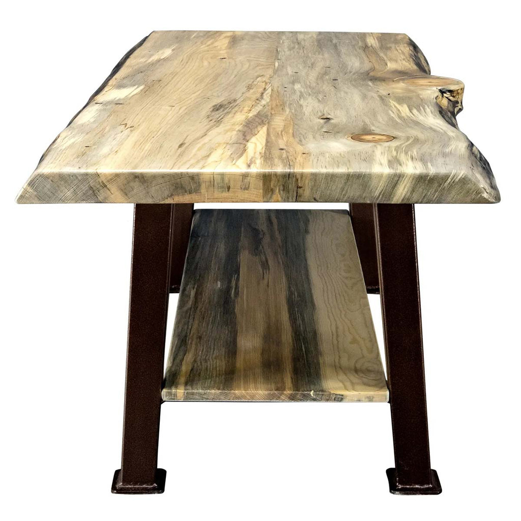 Lima Coffee Table with Shelf & Copper Creek Legs