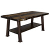 Lima Coffee Table with Shelf & Copper Creek Legs