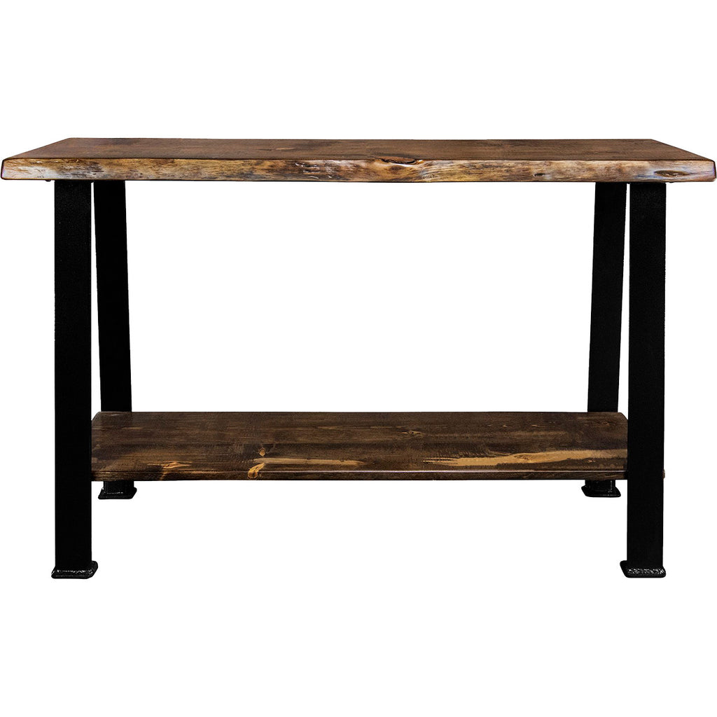 Lima Console Table with Shelf & Provincial Stain