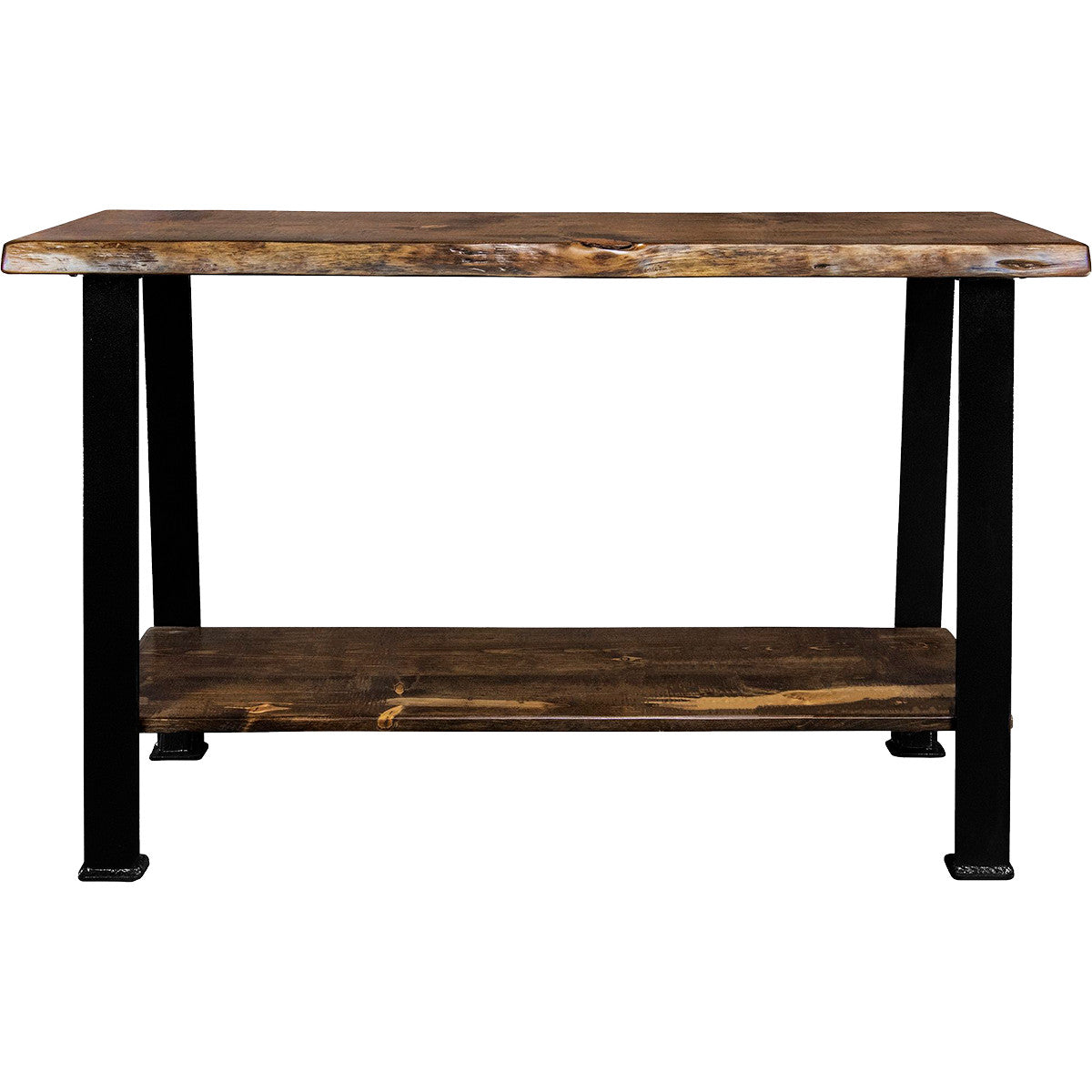 Lima Console Table with Shelf & Provincial Stain