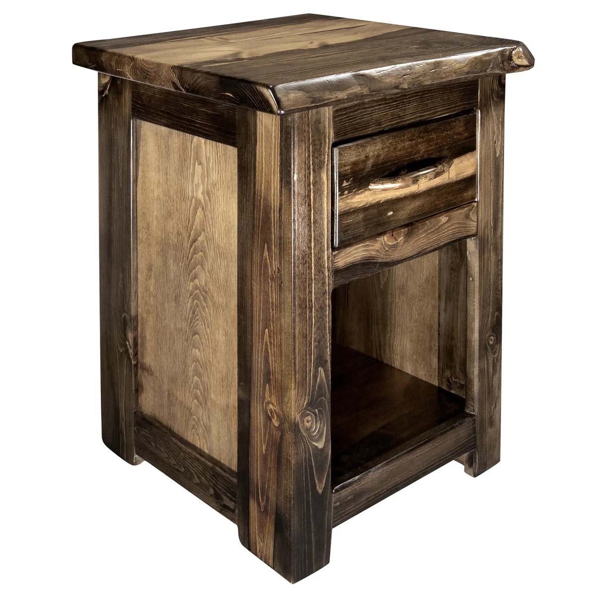 Lima Live Edge 25 Inch Nightstand