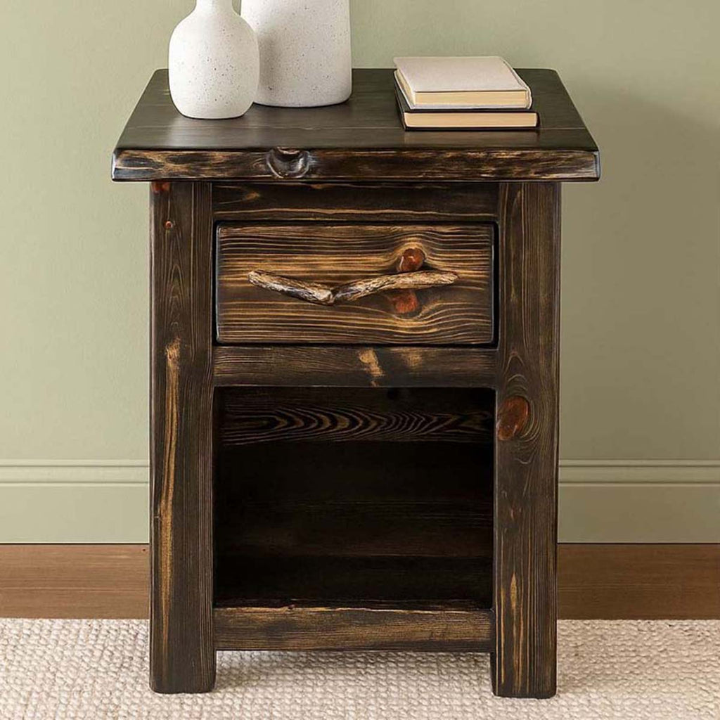 Lima Live Edge 25 Inch Nightstand