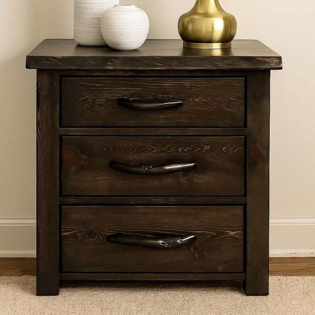 Lima Live Edge 3 Drawer Chest