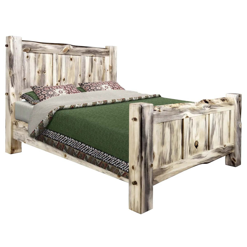 Lima Live Edge Bed with Clear Lacquer