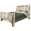 Lima Live Edge Bed with Clear Lacquer