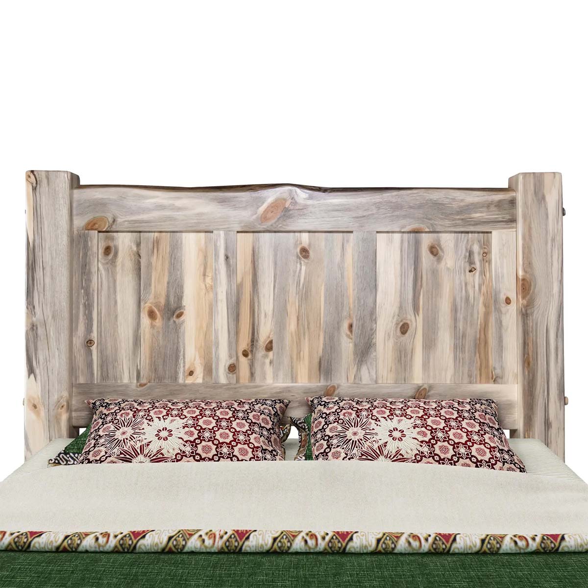 Lima Live Edge Bed with Clear Lacquer