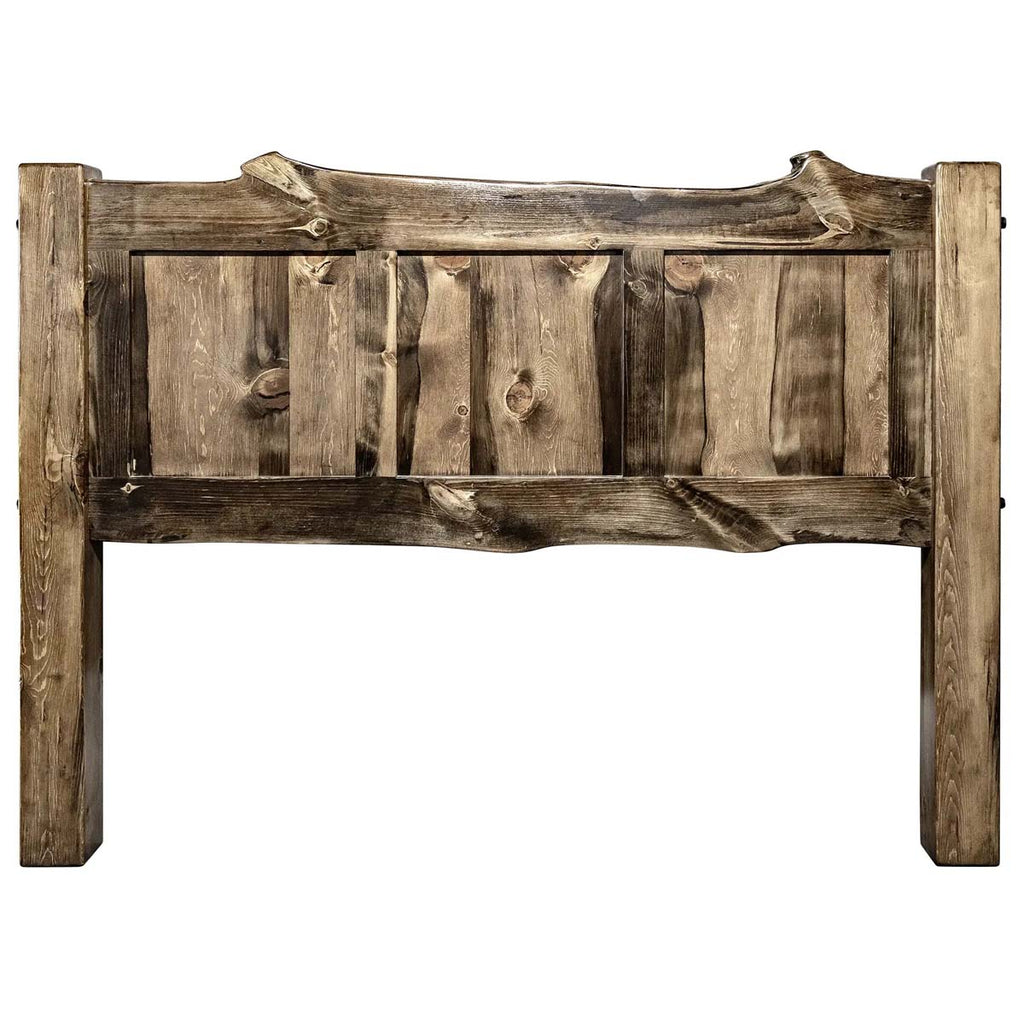 Lima Live Edge Headboard with Provincial Stain
