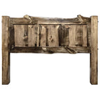 Lima Live Edge Headboard with Provincial Stain