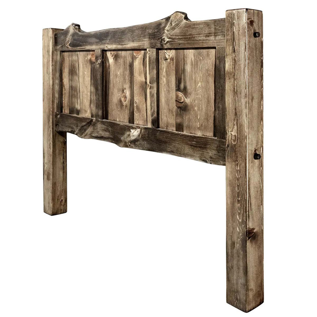 Lima Live Edge Headboard with Provincial Stain